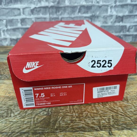 Nike Roshe One BR White American Flag Custom 724850-100 Mens Size 7.5 New - Picture 9 of 9